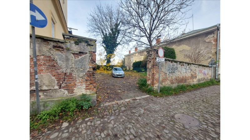 Działka będąca przedmiotem przetargu